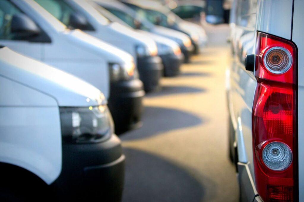 Used vans ready to be sold near Stratford-upon-Avon