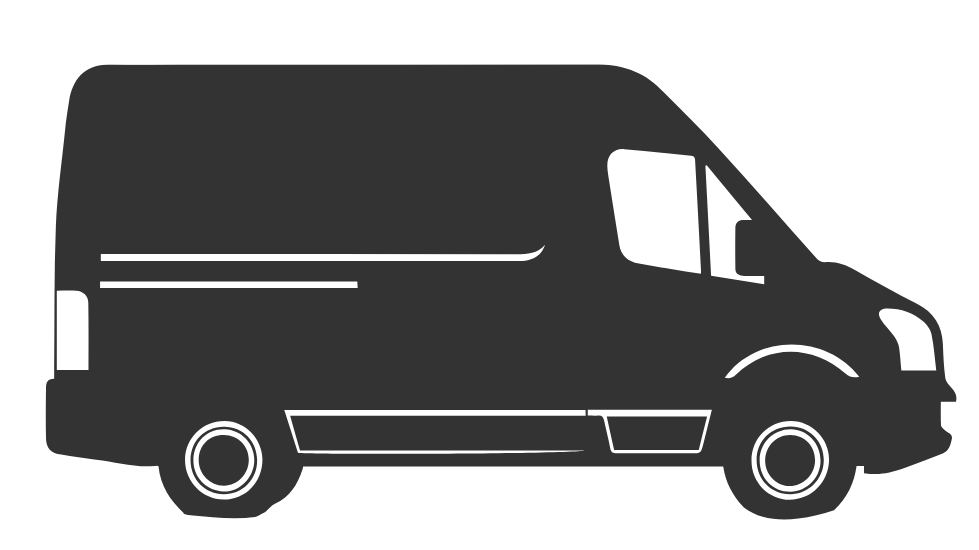 van illustration to represent options for van finance