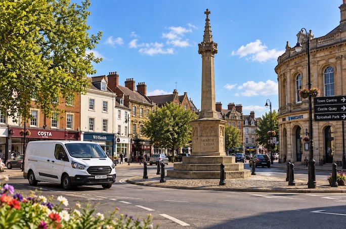 Banbury Cross, central Banbury